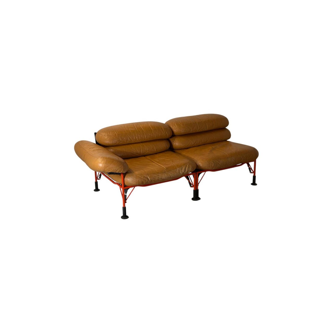 rare leather sofa (celeste)